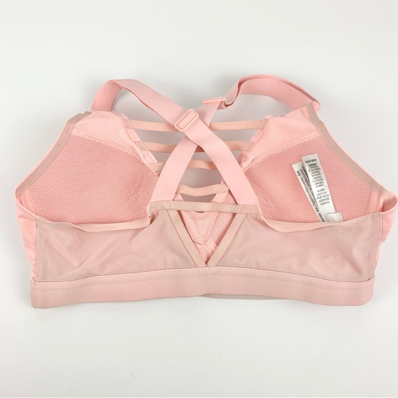 VS Sport Incredible Lightweight Sports Bra Light Pink Strappy Front 34B - Picture 8 of 10